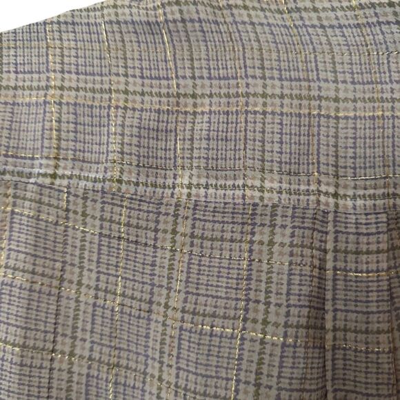GREY JASON WU Metallic Patterned Button Down Blouse‎ Sz 4 - Picture 4 of 4
